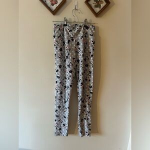 LuLaRoe Grey Polka Dot Minnie Leggings